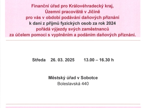 Přiznání k dani z příjmů fyzických osob 