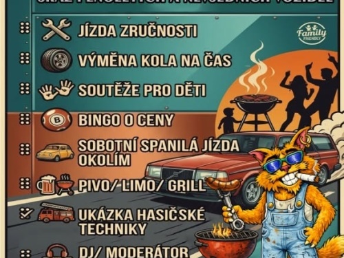 JUNK GRILL - sraz plnoletých a nevšedních vozidel