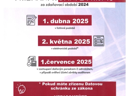 Přiznání k dani z příjmů fyzických osob 